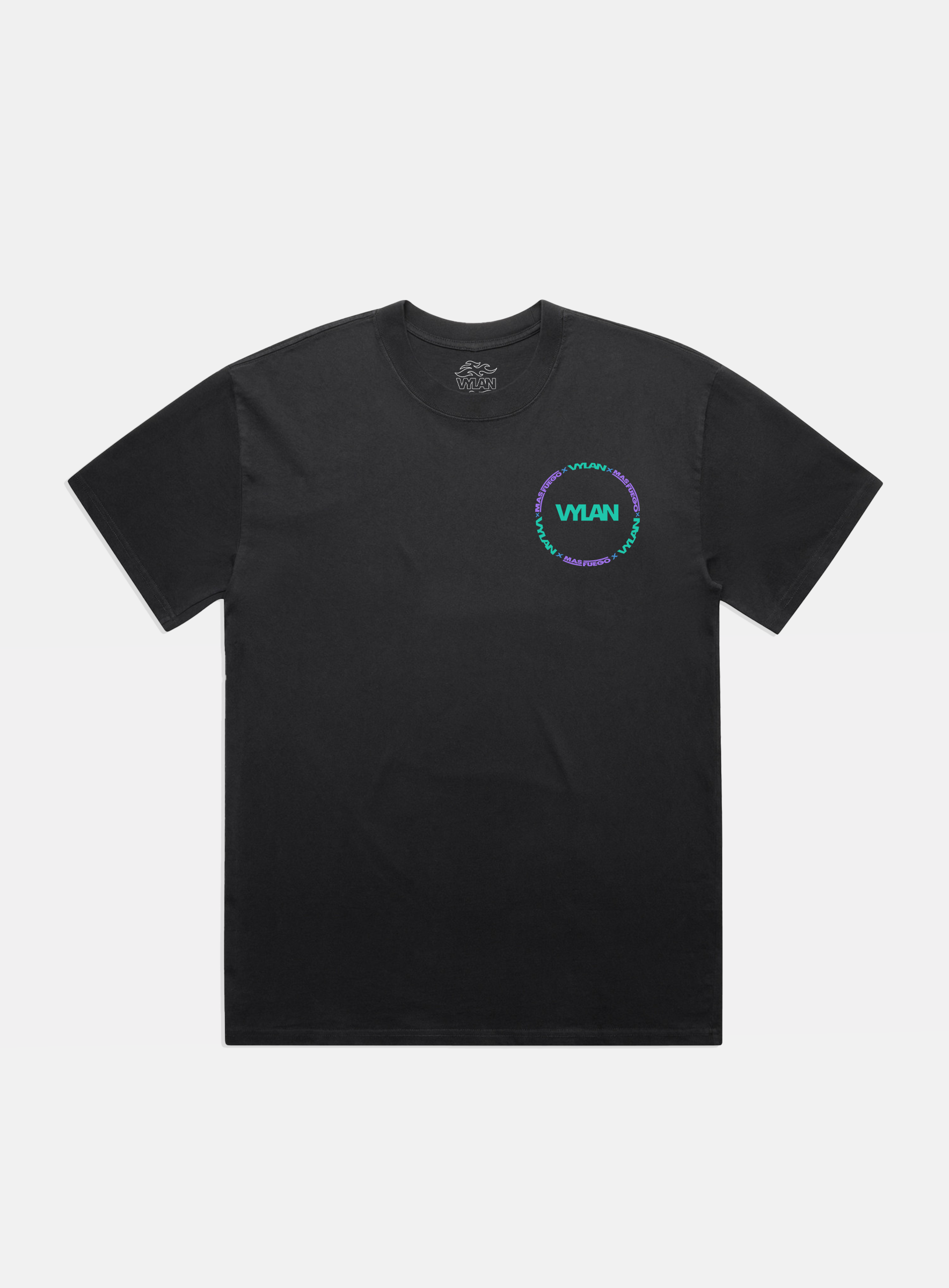 VYLAN x Mas Fuego Tee - Black