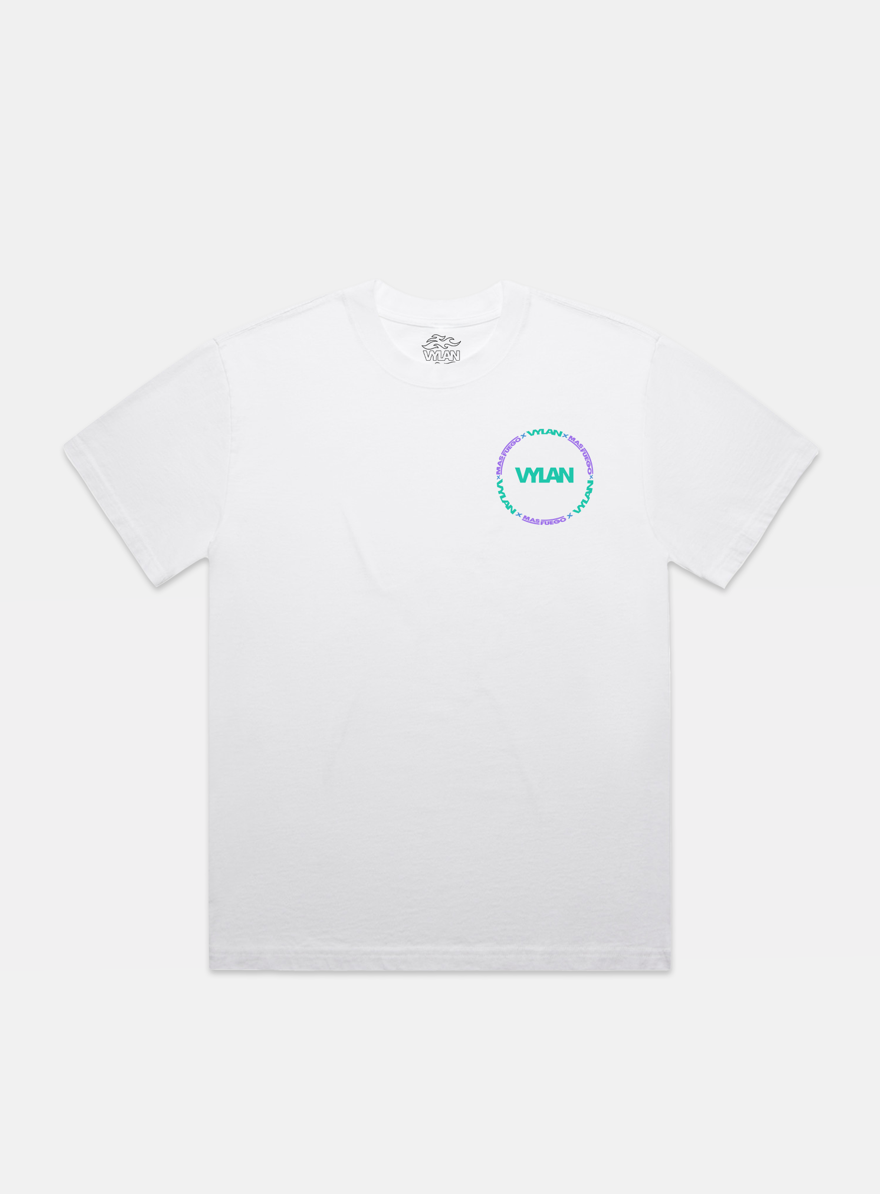 VYLAN x Mas Fuego Tee - White