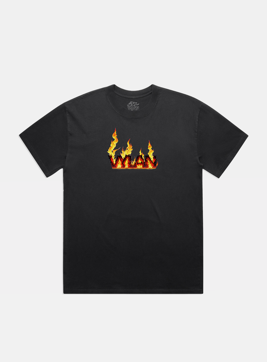 Flame Tee - Black